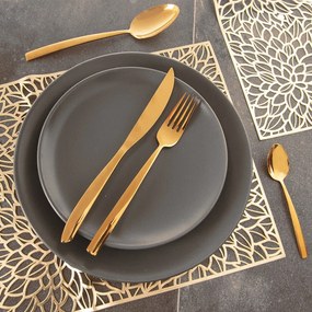 Прибори за хранене от неръждаема стомана в златист цвят 24 бр. Gold – Orion