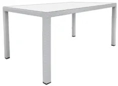 Маса PVC ратан 150 x 90 x 75см(B 1016-L-W)бяла