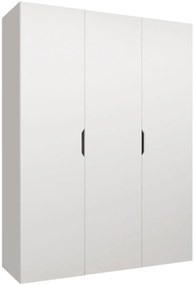 Гардероб Малага трикрилен-Бял