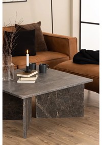 Черна мраморна масичка за кафе 90x90 cm Vega – Actona