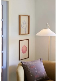 Кремава подова лампа със стъклен абажур (височина 158 cm) Solid – Hübsch