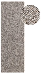 Сива пътека подходяща за пране 80x240 cm Rocco Taupe – Elle Decoration