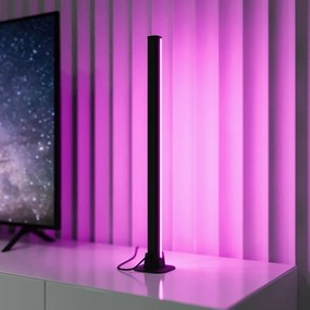 Черна метална LED настолна лампа (височина 55 cm) Boy – Reality