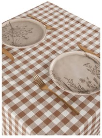 Памучна покривка за маса 150x150 cm Gingham – Tiseco Home Studio