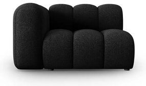 Черно-антрацитен модулен диван (ляв ъгъл) Lupine – Micadoni Home