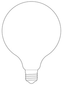 Топла LED крушка с възможност за димиране E27, 6 W Porcelain III - tala