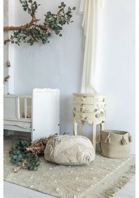 Светлозелен ръчно изработен памучен килим подходящ за пране 140x200 cm Woods Symphony Olive – Lorena Canals