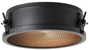 Brilliant - Таванно осветително тяло ZOIS 1xE27/60W/230V Ø 30 см черно