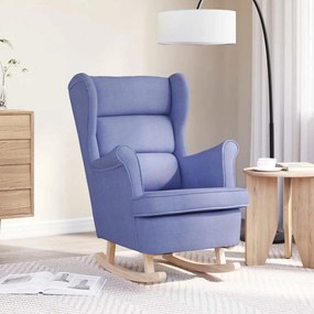 4016930 vidaXL Люлеещ се стол Jeans Blue 74x90x102 cm Fabric