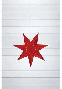 Червена висяща коледна светлинна украса Saturnus – Markslöjd