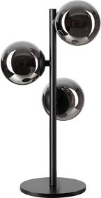 Ideal Lux - LED настолна лампа PERLAGE 3xG9/3W/230V черна/димно-черна