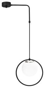 Черно метално висящо осветително тяло Opviq lights Elpidas - Opviq lights