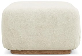 Кремава модулна табуретка от букле Ailani – Makamii