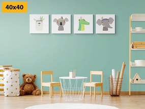 Комплект картини – Сладки животинки с перо