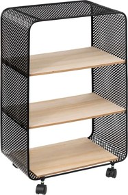 Етажерка 5five, Метал и дърво, 3 отделения