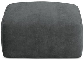 Тъмносива шенилова табуретка Leila – Makamii