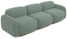 Светлозелен модулен диван 270 cm Ailani – Makamii
