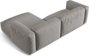 Светлосив модулен ъглов диван (десен ъгъл) Martina – Micadoni Home