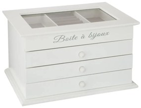 Кутия за съхранение на бижута atmosphera Kristin, 25 cm, MDF