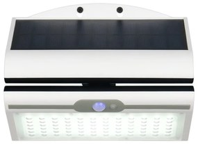 LED стенно външно осветително тяло със соларен панел (височина 18,5 cm) Macapa – Reality