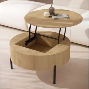 ФРИДА Оазис Дъб – МОДЕРНА ХОЛНА МАСА С ПОВДИГАЩ ПЛОТ И СКРИТО ПРОСТРАНСТВО ЗА СЪХРАНЕНИЕ