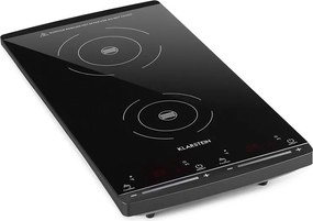 Klarstein VARICOOK SLIM индукционна плоча 2 котлона 2900W 60-240 ° C черна
