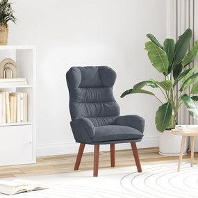 Sonata H Раз relaxing Chair Тъмен сив кадифе