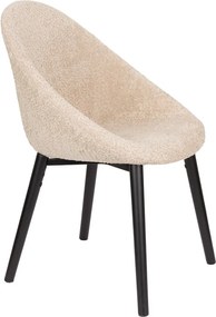 Бежов тапициран трапезен стол Fenna – Dutchbone