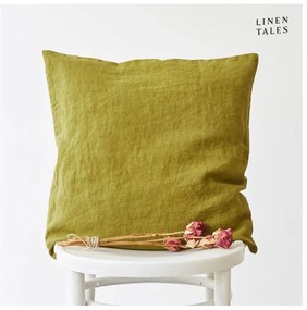 Ленена калъфка за възглавница 45x45 cm Moss Green – Linen Tales
