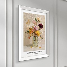 Печатна картина с включена рамка 56x75 cm Sunny Bouquet – Styler