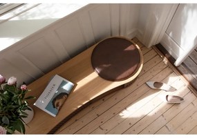 Масичка за телевизор в дъбов декор в естествено кафяво 140x40 cm Audacious - UMAGE