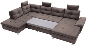 Ъглов диван Canaria plus-Right-Brown