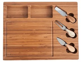 Horecano - Комплект дървена дъска с ножове за сирена А-188 CN-(5474)