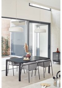 Черна маса за хранене , 180 x 100 cm Atlas - Teulat