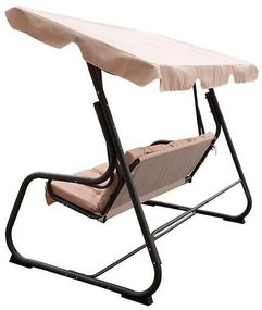 Люлка 3-местна My Garden TLS031 beige, 200 х 120 х 164 см, кафява