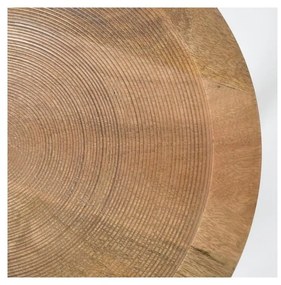Масичка за кафе от мангово дърво Dendron, ⌀ 43 cm - Zuiver