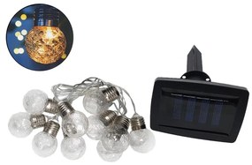 LED Соларен екстериорен верига 10xLED/1,2V 300 mAh 2,2 m IP44
