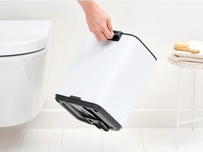 Бяло стоманено кошче за боклук с педал 7 l Bo – Brabantia