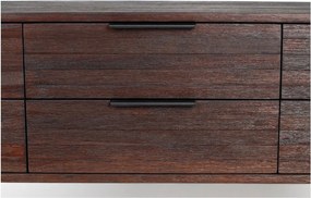 Тъмнокафяв скрин от масивно тиково дърво Webster – White Label