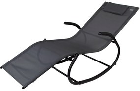 Lamamistool Aktive 172 x 75 x 53 cm Черен