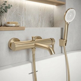 Смесител за вана Rea Ontario Side Brush Gold