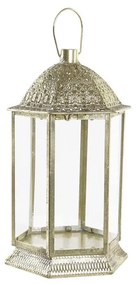 Latern DKD Home Decor Кристал Златен Метал (21 x 19 x 37 cm)