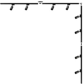 Zuma Line 3581 - Спот за релсова система TUBE 8xGU10/35W/230V черен