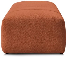 Теракотена табуретка от прежда с примки от букле Annecy – Bobochic Paris