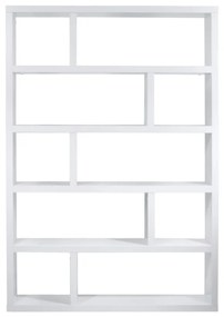Бял шкаф за книги 120x173 cm Dublin - TemaHome