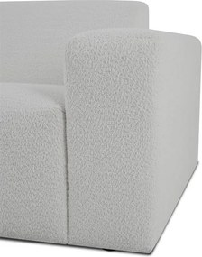 Бял диван от букле 228 cm Roxy – Scandic