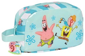 Термо чанта Spongebob Stay positive Син Бял (21.5 x 12 x 6.5 cm)