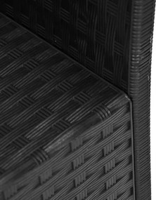 Градински диван с възглавница - ратанов диван за балкон и тераса