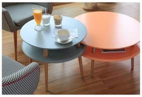 Тъмно сива масичка за кафе UFO, ⌀ 57 cm Ufo - Ragaba