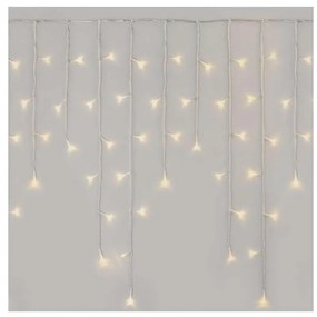 LED Екстериорни Коледни лампички 300xLED/8 режима 10м IP44 топло бели + дистанционно